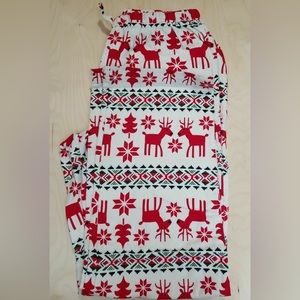 Hanna Andersson Adult Flannel Pajama Pants Dear Deer Size XS